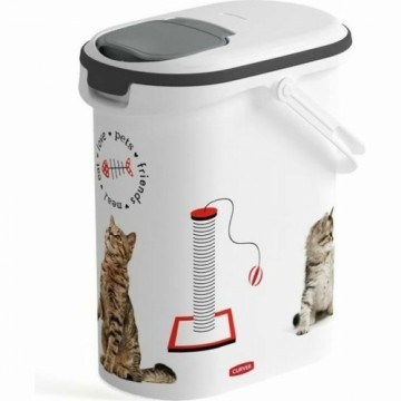 Банка для корма для домашних животных Curver Love Pets кот Белый 4 кг