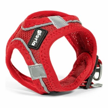 Suņu drošības siksna Gloria Air Mesh Trek Star Adjustable Sarkans XXXS Izmērs (18-20 cm)