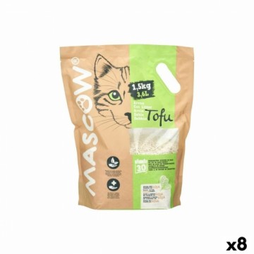 Cat Litter 1,5 Kg Soy White (8 Units)