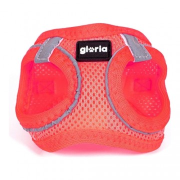 Suņu drošības siksna Gloria Air Mesh Trek Star Adjustable Rozā L Izmērs (33,4-35 cm)