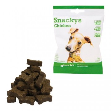 Suņu uzkodas Gloria Snackys Cālis (30 x 75 g)