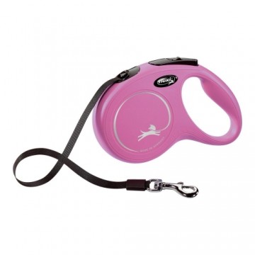 Dog Lead Flexi NEW CLASSIC 5m Pink Size M