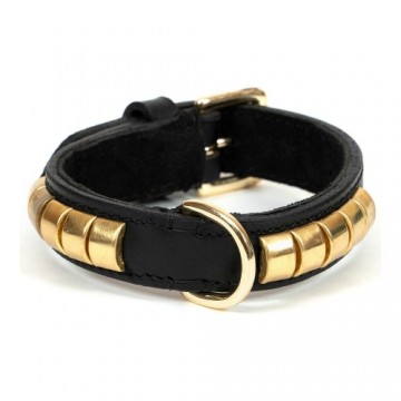 Dog collar Gloria Duna Black Golden (35 x 2 cm)