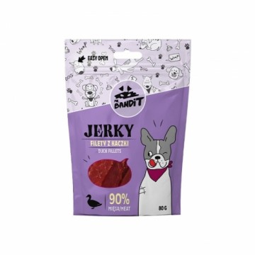 Vetexpert MR. BANDIT JERKY Duck Fillets - dog treat - 80 g