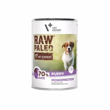 Vetexpert RAW PALEO Puppy Monoprotein Duck - wet food for puppies - 400 g