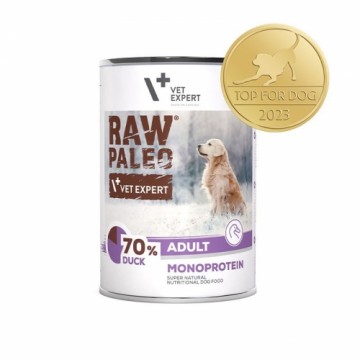 RAW PALEO Adult Monoprotein Duck - wet dog food - 400 g