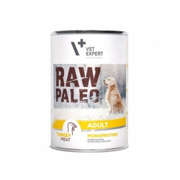 RAW PALEO Adult Monoprotein Turkey - wet dog food - 400 g