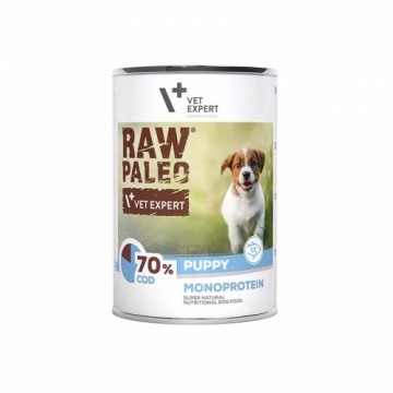 Vetexpert RAW PALEO Puppy Monoprotein Cod - wet food for puppies - 400 g