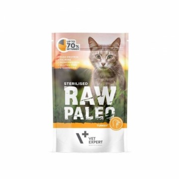 Vetexpert RAW PALEO Adult Cat Sterilised Turkey - wet cat food - 100 g