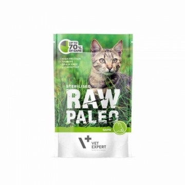 RAW PALEO Adult Cat Sterilised Game - wet cat food - 100 g