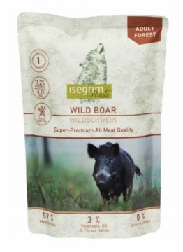 ISEGRIM Adult Wild Boar - wet dog food - 410g