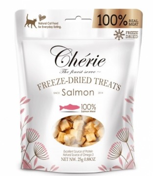 CHERIE Freeze-dried salmon pieces - cat treats - 30g