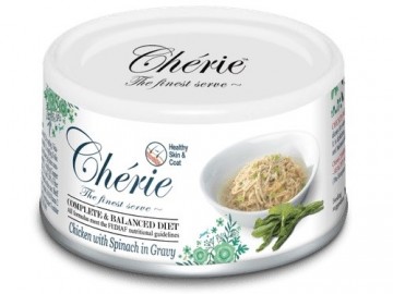 CHERIE Chicken with spinach - wet cat food - 80g