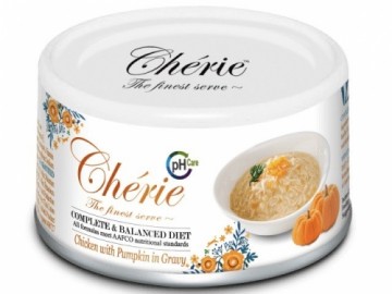 CHERIE Chicken with pumpkin - wet cat food - 80g