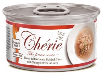 CHERIE Tuna with shrimp mix in gravy - wet cat food - 80g