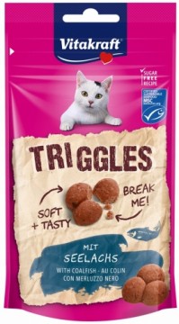 VITAKRAFT Triggles Coalfish - cat treats - 40g