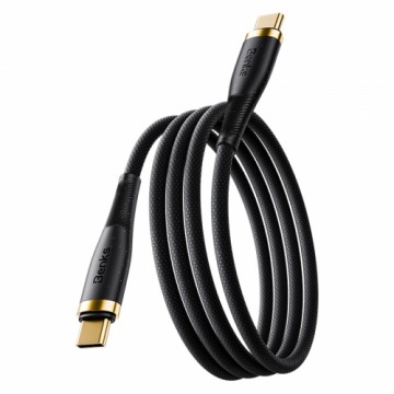 OEM Benks Cable D47 braided - Type C to Type C - PD 100W 1 metre black