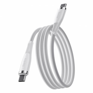 Benks Cable D47 braided - Type C to Type C - PD 100W 1 metre white