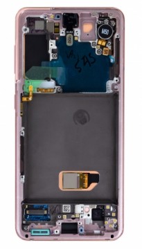 LCD display + Touch Unit + Front Camera Samsung SM-G991 Galaxy S21 Phantom Pink (Service Pack)