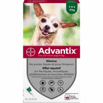 Pipete Suņiem Advantix 1,5-4 Kg 6 gb.