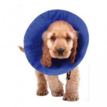 Elizabethan Dog Collar KVP EZ Soft Blue (14-31 cm)