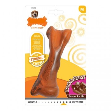 Dog teether Nylabone Strong Chew mērce Gaļa Gumija M Izmērs