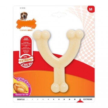 Dog teether Nylabone Extreme Chew Wishbone M Izmērs Cālis Neilons