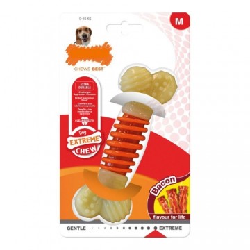 Dog teether Nylabone Extreme Chew Pro Action Bacon M Izmērs Neilons