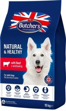 BUTCHER'S Natural&Healthy with beef - dry dog food - 10 kg