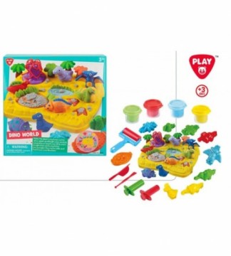 Playgo Plastilīna komplekts Dino World 3+ CB47140