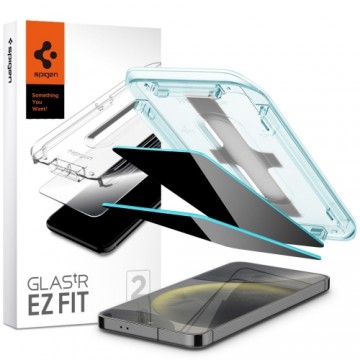 SPIGEN GLAS.TR "EZ FIT" RŪDĪTS STIKLS 2-PACK GALAXY S24+ PLUS PRIVĀTUMS