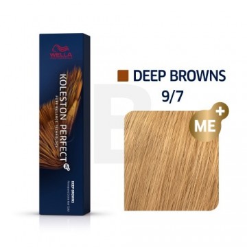 Wella Professionals Koleston Perfect Me+ Deep Browns profesionāla permanentā matu krāsa 9|7 60 ml