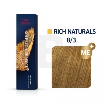 Wella Professionals Koleston Perfect Me+ Rich Naturals профессиональный перманентный цвет волос 8|3 60 мл