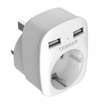 Travel adapter TS-611-UK-GRA