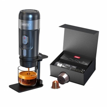 Portable 3-in-1 coffee maker with 15 bar pressure with adapter and case 80W HiBREW H4-premium NEW