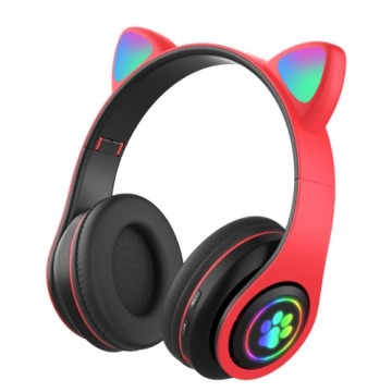 Goodbuy Paws wireless headsets for kids | bluetooth 5.0 red