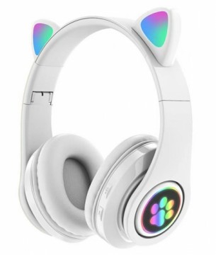 Goodbuy Paws wireless headsets for kids | bluetooth 5.0 | white