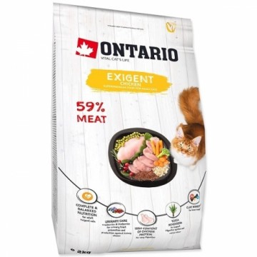 Dry cat food - Ontario Cat Exigent, 2 kg