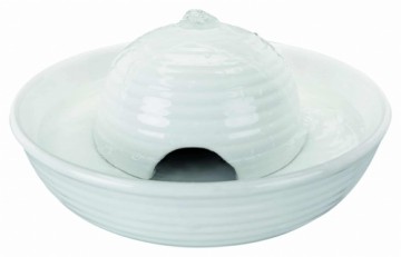 Automātiskā dzirdne dzīvniekiem : Trixie Vital Flow Mini drinking fountain, ceramic, 0.8 l|ø 24 × 10 cm, white