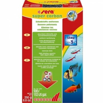 Activated carbon for aquarium : Sera Super Carbon 250g