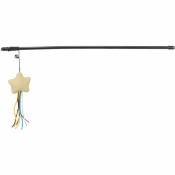 Rotaļlieta kaķiem - Trixie Playing rod star, plastic|plush, catnip, 46 cm