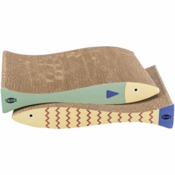 Nagu asināmais - Trixie Scratching cardboards fish, catnip, 40 × 30 × 11 cm, 2 gab