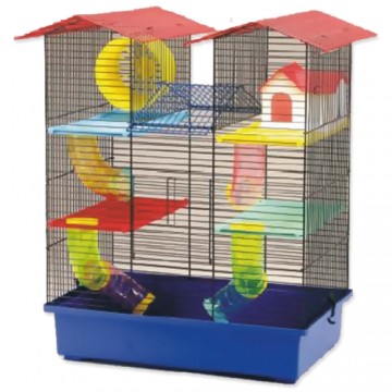 Būris : Placek Cage CH 2, blue+red, 55*38*62cm