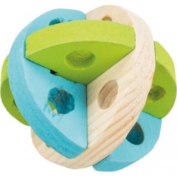 Rotalieta grauzējiem : Trixie Play and snack ball, wooden, ø 8 cm