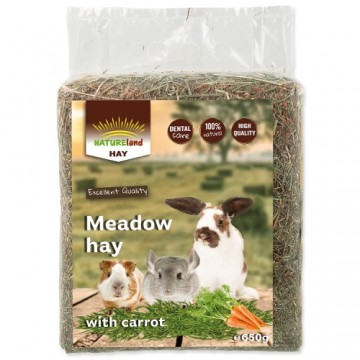 Hay with carrots : Placek Nature Land Meadow hay with carrots, 650g