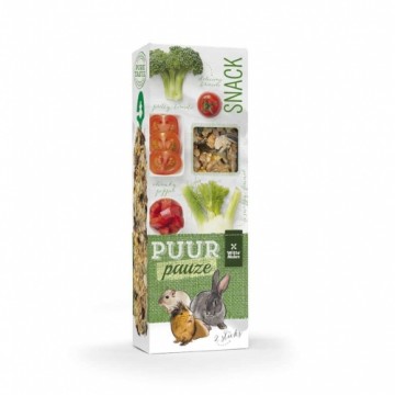 Rodent food : Witte Molen Puur PAUZE gourmet treat sticks Broccoli|Tomato for Rabbits and Rodents, 110g|2pcs.