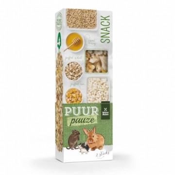 Papildbarība grauzējiem : Witte Molen Puur PAUZE gourmet treat sticks Puffed rice for Rabbits and Rodents, 110g|2gab.