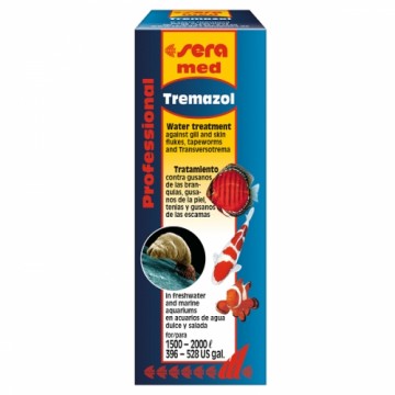 Against all types of worms in the aquarium : Sera Tremazol 100ml