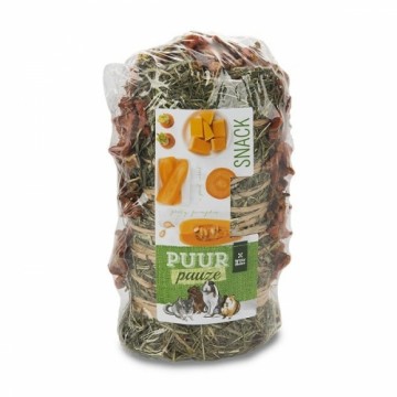 Feed for rodents and small animals : Witte Molen Puur HAY ROLL CARROT & PUMPKIN 200g