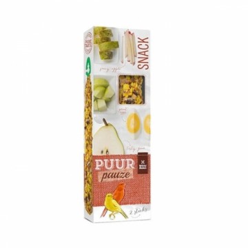 Additional feed for birds : Witte Molen Puur PAUZE STICKS CANARY APPLE & PEAR 60g